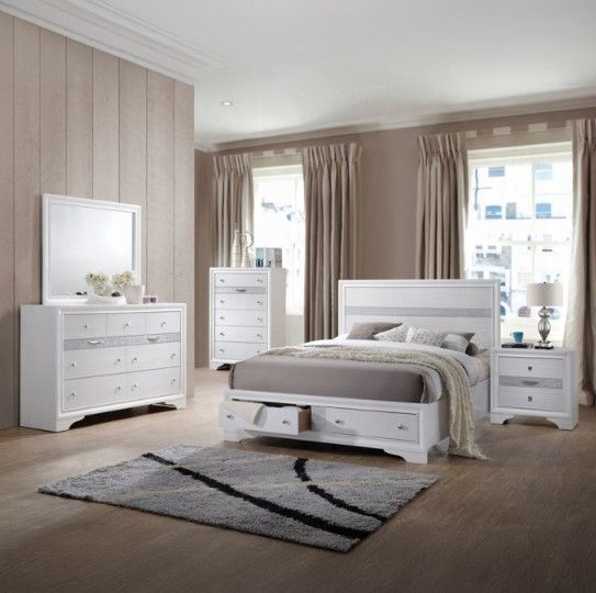 ACME Furniture Naima White Mirror-3