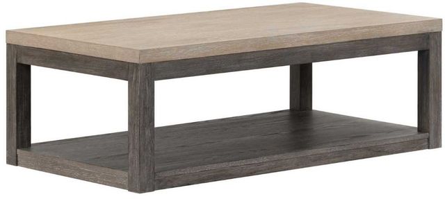 Liberty Furniture Piedmont Ash Cocktail Table with Charcoal Base-0