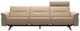 Stressless® by Ekornes® Stella Beige 105" Manual Reclining Sofa with One Headrest and Wood Base-1
