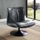 ACME Furniture Piotr Black Swivel Accent Chair-1