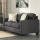 Signature Design by Ashley® Alenya Charcoal Loveseat-2