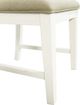 Elements International Park Creek Cottage White Ladder Back Dining Chair-4