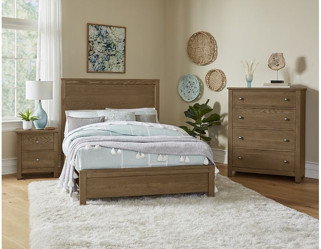 Vaughan-Bassett Fundamentals Natural Full Panel Bed-1