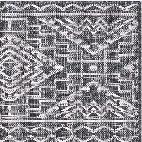 KAS Rugs Provo Black Quinn 5'x8' Area Rug-4