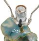 A & B Home Cabrini Lamp with Smoked Glass Shade-5