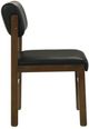 Coaster® Kehoe 2-Piece Black/Walnut Dining Side Chair Set-5