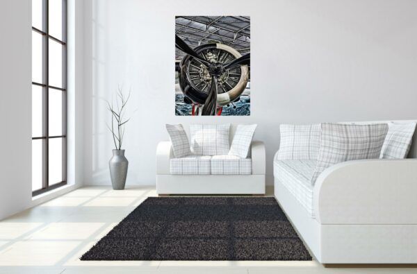 Classy Art Style 41 Floating Tempered Glass with Foil Wall Art-2