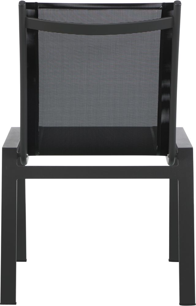 Meridian Furniture Nizuc 2-Piece Black Outdoor Patio Mesh Dining Chairs-3