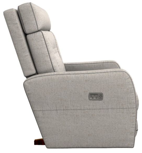 La-Z-Boy® Lennon Barley Power Rocking Recliner with Headrest-2