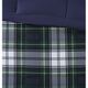 Olliix by Madison Park Essentials Parkston Navy King/California King Microfiber Printed Comforter Mini Set-1