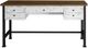 International Furniture Direct Pueblo Brown Desk and Black Base-2