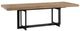 Intercon Eden Rustic Dune Top Dining Table with Black Pedestal Base-0