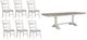Liberty Furniture Whitney 7-Piece Antique Linen/Weathered Gray Trestle Table Set-0