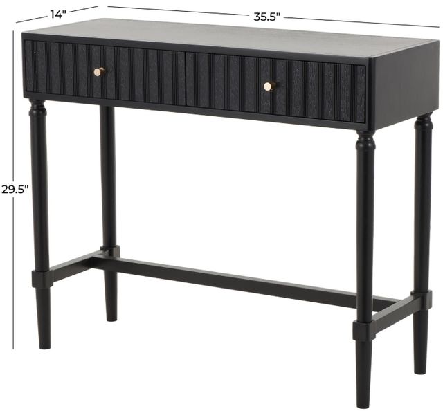 Deco Marche Black Console Table-3