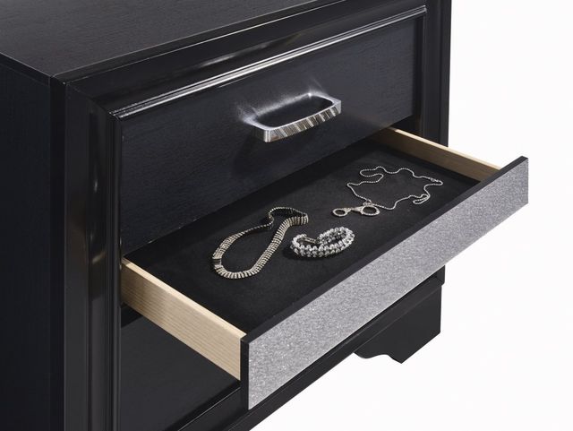 Coaster® Miranda Black Nightstand-2