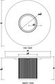 Elizabeth Ann Home Franklin 60'' Round Dining Table -2
