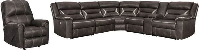 Signature Design by Ashley® Kincord 2-Piece Midnight Sectional Set-0