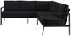 Linon Alora Black Aluminum/Fabric Outdoor Sectional-3