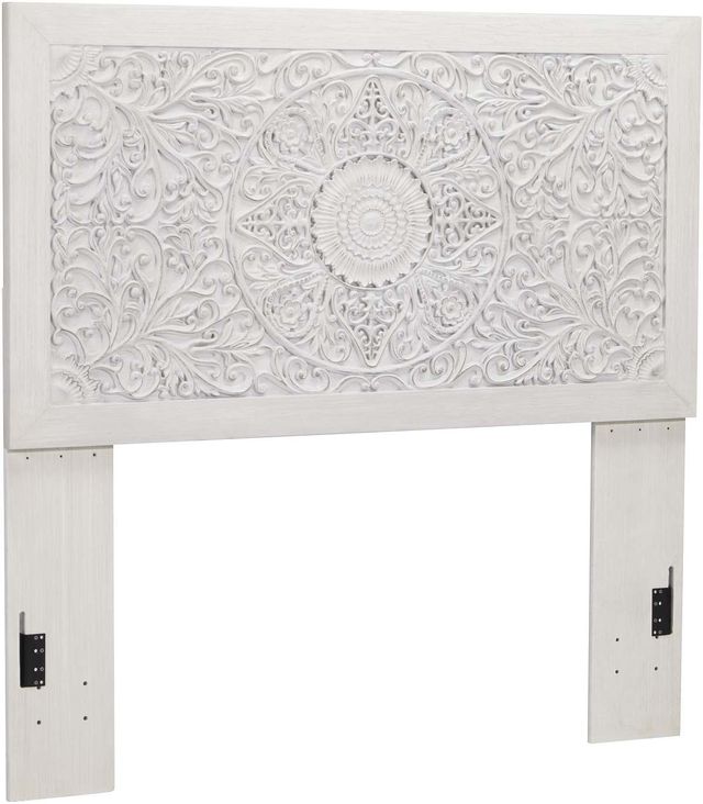 Signature Design by Ashley® Paxberry 3-Piece Whitewash Full Panel Headboard Set-1