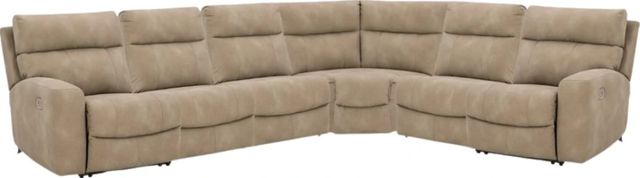 Signature Design by Ashley® DuraPella 6-Piece Sand Power Reclining L-Shape Power Reclining Sectional-0