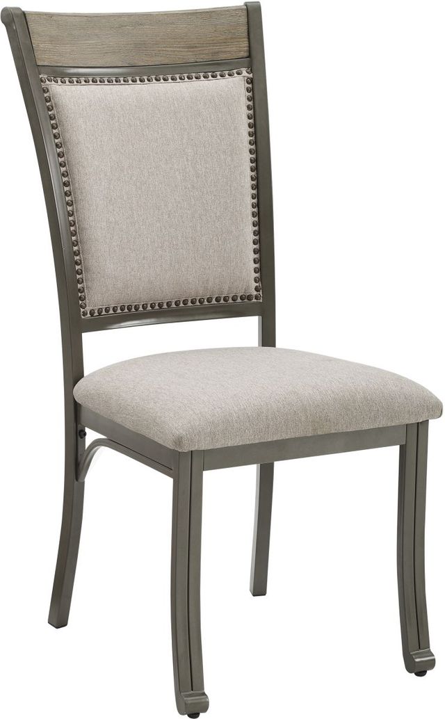 Powell® Franklin 5-Piece Beige/Pewter Dining Set-3