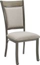 Powell® Franklin 5-Piece Beige/Pewter Dining Set-3