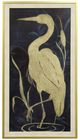 Stylecraft Cranes And Cattails II Beige/Black/Gold Wall Art-0