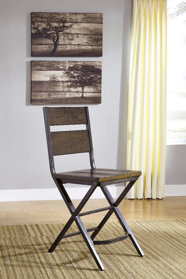 Signature Design by Ashley® Kavara 2-Piece Medium Brown Bar Stool Set-4