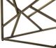 Crestview Collection Bengal Manor Wyndham Dark Brown Cocktail Table with Brass Base-1