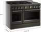 KitchenAid® 48" Black Ore 6 Burner Freestanding Pro Style Gas Range with Griddle-2