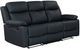 Global Furniture USA U6026 Black Manual Reclining Sofa with LED-0