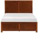 Homelegance® Rowe Dark Cherry Full Platform Bed-2