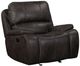 New Classic® Home Brookings Charcoal Manual Glider Recliner-0