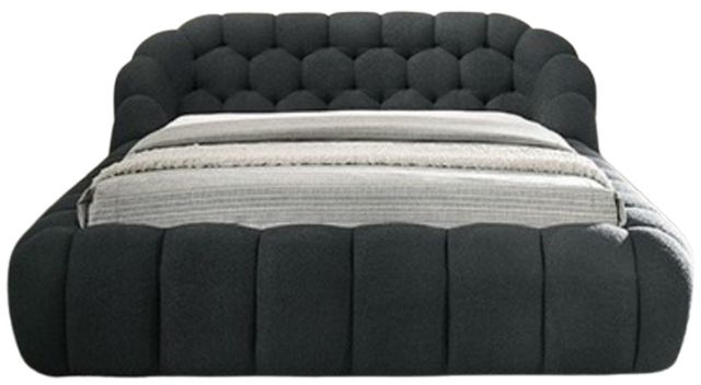 Furniture of America® Newquay Charcoal Eastern King Panel Bed-1