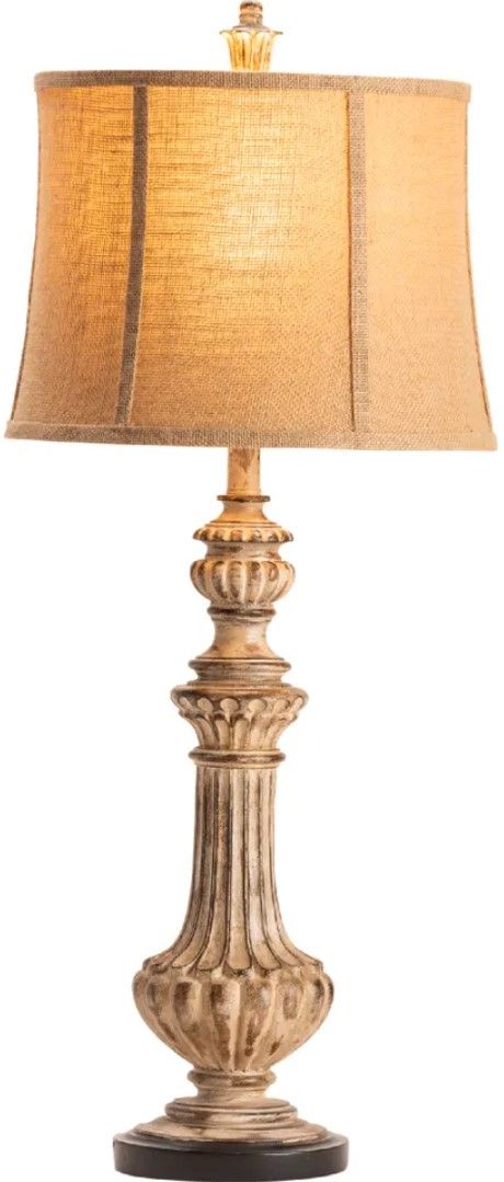 Crestview Collection Cameron Beige Table Lamp-1