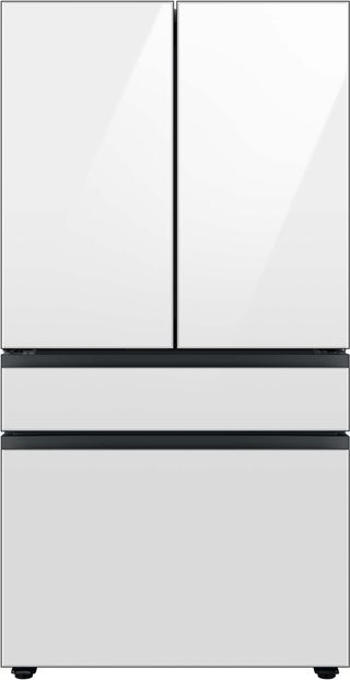 Samsung Bespoke 36" 28.8 Cu. Ft. White Glass French Door Refrigerator