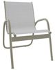 Telescope Casual Gardenella Abalone/Storm Aluminum/Fabric Outdoor Sling Stacking Arm Chair-0