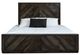 International Furniture Direct Balam Black King Panel Bed-0