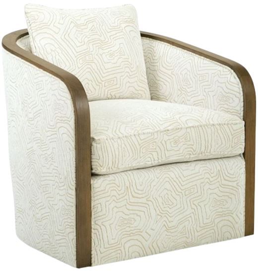 Paula Deen™ by Craftmaster® Customizable Swivel Chair-0