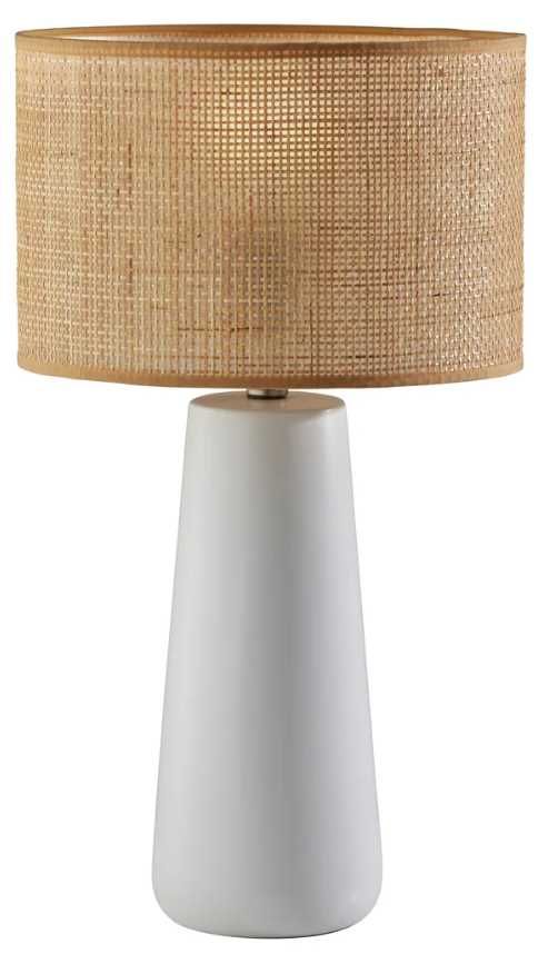 Adesso® Sheffield White Table Lamp-0