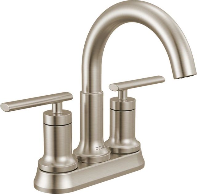 Delta Altado™ Stainless 2-Handle Centerset Bathroom Faucet-0