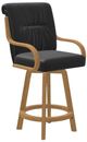 Chromcraft Customizable Denton Swivel Bar Height Dining Stool-5