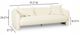 TOV Furniture Lou Cream 91" Sofa-2