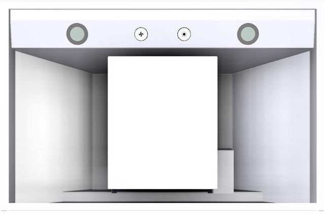 Vent-A-Hood® 30" White Air Recover System (ARS) Euro-Style Duct-Free Wall Mounted Range Hood-3