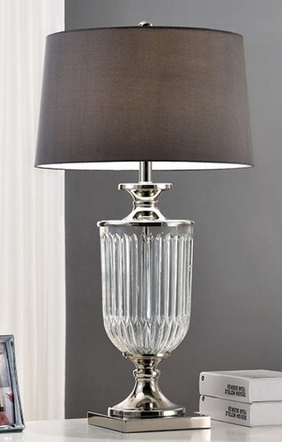 Furniture of America® Ira Silver Table Lamp-1