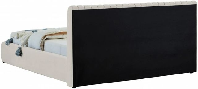 Meridian Furniture Nico Cream Upholstered Full Panel Bed-3