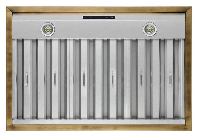 FORNO® Vittorio 36" Black Wall Mounted Range Hood-4