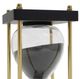 A & B Home Black/Brass 9" Hourglass in Stand-1