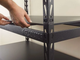 Gladiator® Hammered Granite 48" Wide EZ Connect Rack with Five 24" Deep Shelves-2