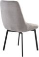 Armen Living Susie 2-Piece Light Grey Dining Chair Set-2